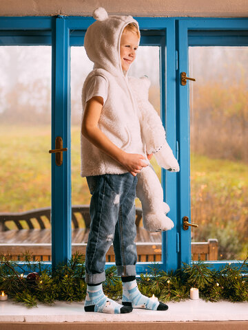 Tip na darček Весели детски чорапи Полярна мечка