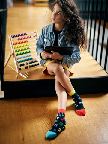 Zľava Chaussettes rigolotes pour enfants Nombres