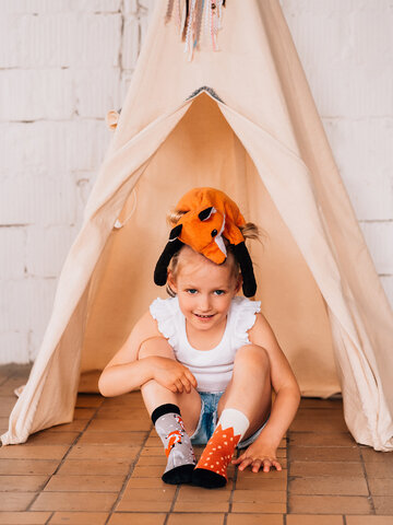 ОТСТЪПКА Весели детски чорапи Лисица