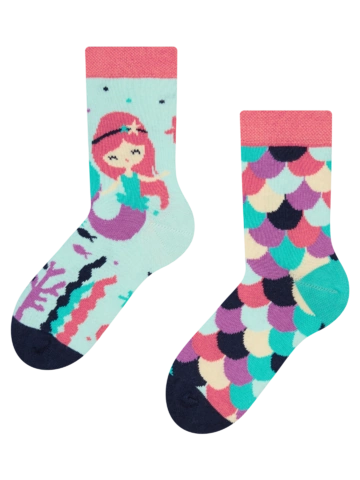 Potešte sa týmto kúskom Dedoles Vesele dječje čarape Mala sirena
