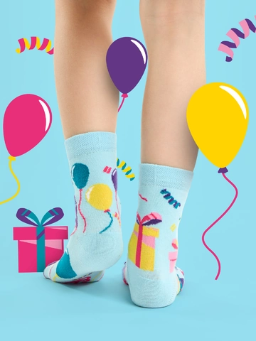 Pre dokonalý a originálny outfit Veselé detské ponožky Párty