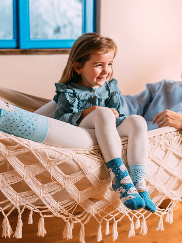 Ajándék tipp Vidám gyerekzokni Jegesmedvék