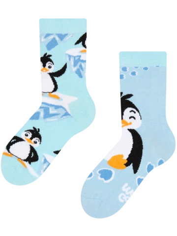 Hľadáte originálny a nezvyčajný darček? Obdarovaného zaručene prekvapí Chaussettes rigolotes pour enfants Manchot joyeux