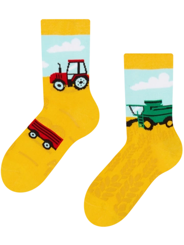 Tip na dárek Veselé dětské ponožky Traktor