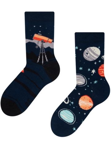 Zľava Živahne otroške nogavice Vesolje