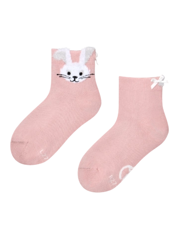 Tip na darček Cutecore čarape za djevojčice Bijeli zeko