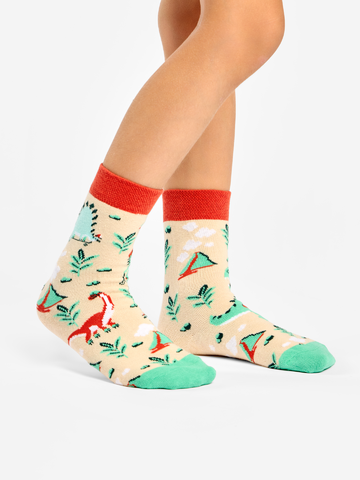 Potešte sa týmto kúskom Dedoles Весели детски чорапи Динозавърски скейтпарк