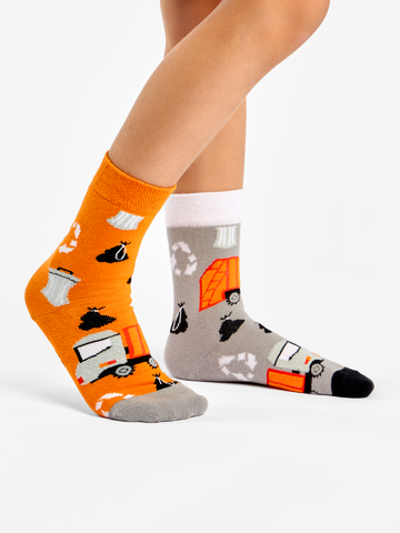 Výnimočný darček od Dedoles Весели детски чорапи Боклукчийски камион