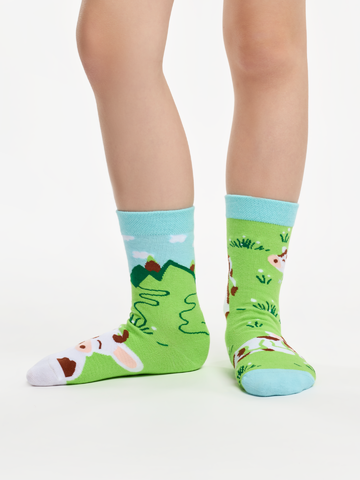 Výnimočný darček od Dedoles Chaussettes rigolotes pour enfants Vache joyeuse