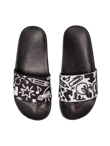 Hledáte originální a neobvyklý dárek? Obdarovaného zaručeně překvapí Veselé dětské pantofle Čmáranice