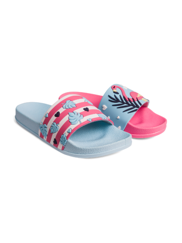 Szerezzen magának örömet ezzel a Dedoles darabbal Vidám gyerekpapucs Szerelmes flamingók