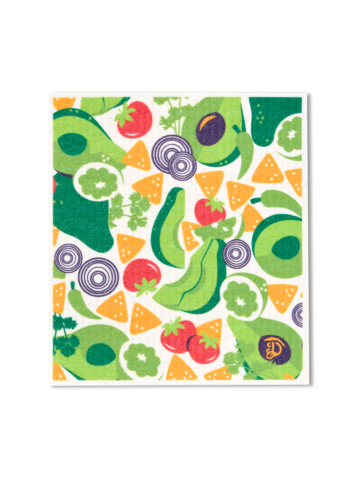 Potešte sa týmto kúskom Dedoles Trojbalenie kuchynských špongiových utierok Avokádová oslava