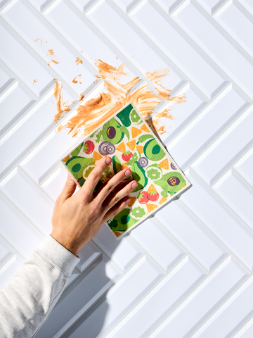 Potešte sa týmto kúskom Dedoles Trojbalenie kuchynských špongiových utierok Avokádová oslava