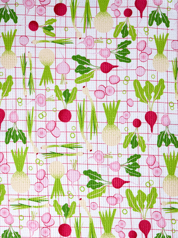 Lifestyle foto Confezione da 3 canovacci da cucina Buonumore Verdure primaverili