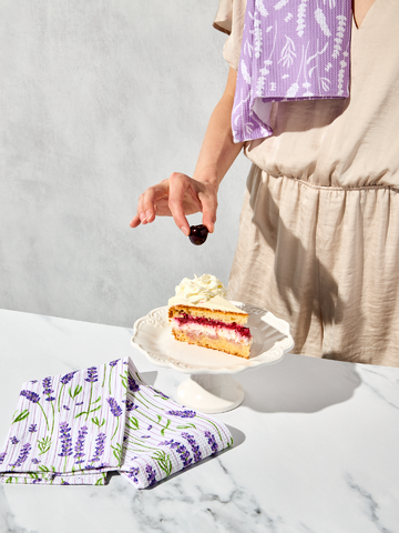 Lifestyle fotó Vidám konyharuha 3 db-os szett Levendulakert