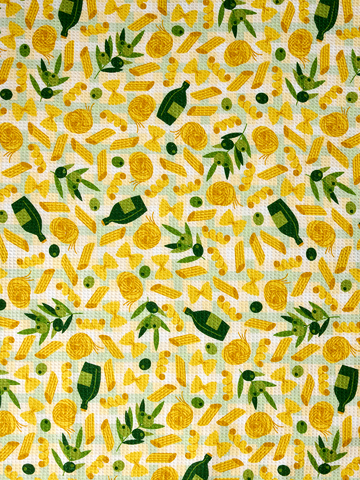 Hľadáte originálny a nezvyčajný darček? Obdarovaného zaručene prekvapí Trojbalenie veselých kuchynských utierok Talianska večera