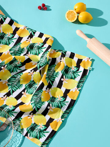a tökéletes és egyedi ruházathoz Vidám konyharuha Citromok és csíkok