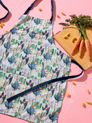 Tip na darček Весела кухненска престилка Цъфтящи кактуси
