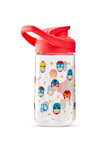 pro dokonalý a originální outfit Veselá nápojová láhev Superhrdina 470 ml