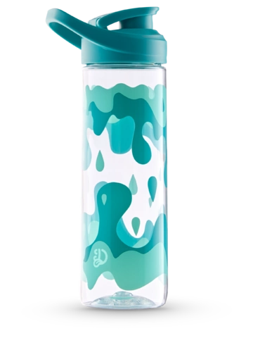 Výprodej Veselá nápojová láhev Tyrkysové kapky 700 ml