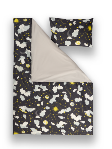 Szerezzen magának örömet ezzel a Dedoles darabbal Vidám ágyneműhuzat garnitúra Csillagos éjszakai égbolt
