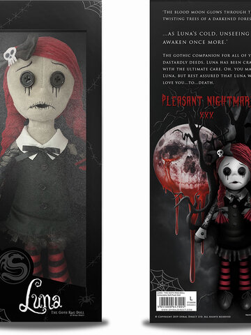 Potešte sa týmto kúskom Dedoles Zberateľská handrová bábika Spiral Direct Luna 