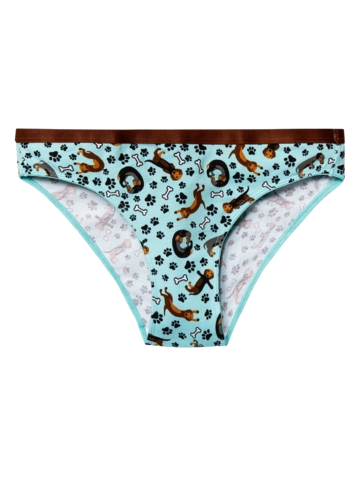 Potešte sa týmto kúskom Dedoles Vrolijke damesslips teckels