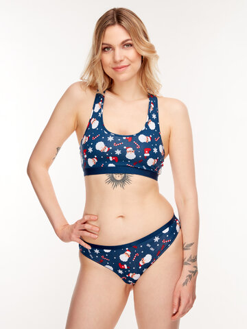 Looking for an original and unusual gift? The gifted person will surely surprise with Women's Briefs Santa Claus