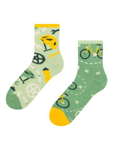 Foto Veselé lýtkové ponožky Cyklistika