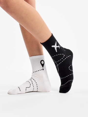 Eredeti ajándék a Dedolestől Vidám vádlizokni Repülési pálya