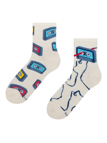 Výjimečný dárek od Dedoles Veselé lýtkové ponožky Kazety