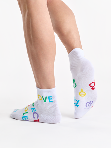 Sale Crew Socks Love & Respect
