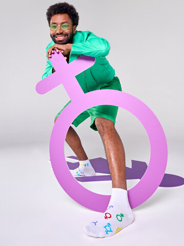 Pre dokonalý a originálny outfit Crew Socks Love & Respect