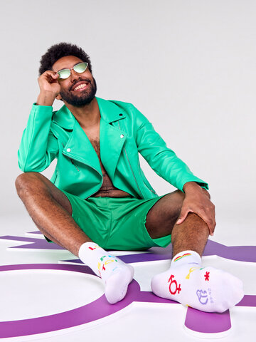 Potešte sa týmto kúskom Dedoles Crew Socks Love & Respect