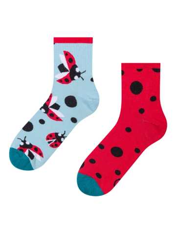 Potešte sa týmto kúskom Dedoles Chaussettes mi-mollet rigolotes Coccinelles et points