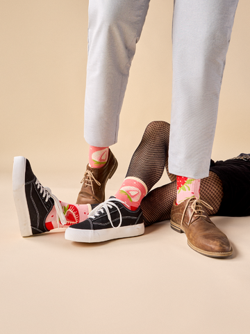 Obrázok produktu Весели дълги чорапи Сладки ягоди