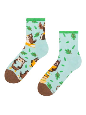 Pre dokonalý a originálny outfit Vesele srednje visoke čarape Sova i knjige