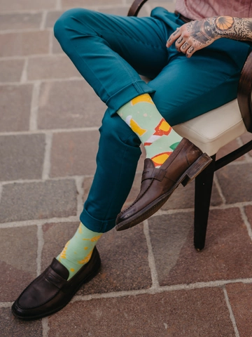 Pre dokonalý a originálny outfit Chaussettes rigolotes Bière et houblon