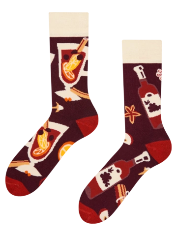 Tip na darček Veselé teplé ponožky Varené víno