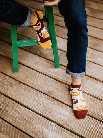 Pre dokonalý a originálny outfit Весели къси чорапи Бира