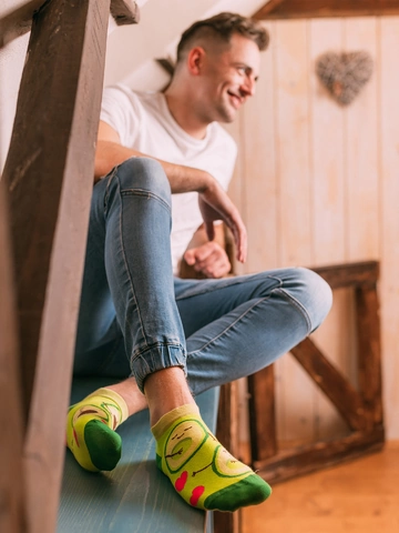 Obrázok produktu Весели къси чорапи Любов към авокадо