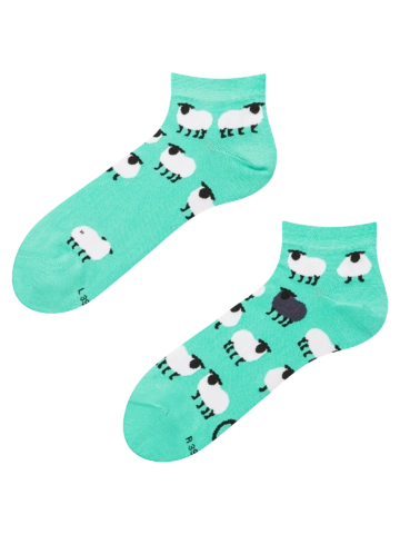 Výjimečný dárek od Dedoles Veselé kotníkové ponožky Černá ovce