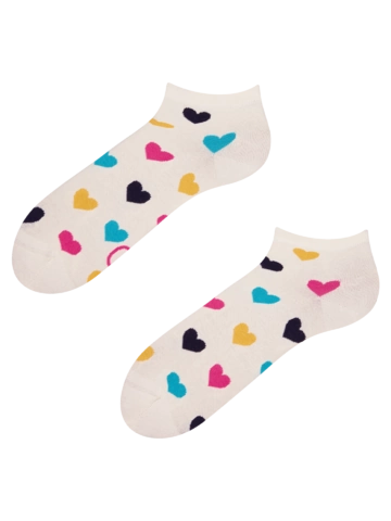 Hľadáte originálny a nezvyčajný darček? Obdarovaného zaručene prekvapí Socquettes rigolotes Cœurs colorés