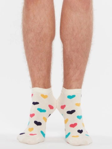 Výpredaj Socquettes rigolotes Cœurs colorés