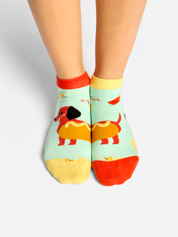 Foto Vidám bokazokni Hotdog