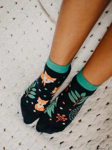 Výpredaj Socquettes rigolotes Renard roux