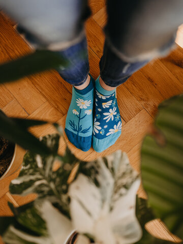 Lifestyle fotó Vidám bokazokni Kamilla