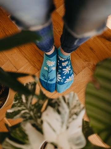 Lifestyle foto Živahne kratke nogavice Kamilice