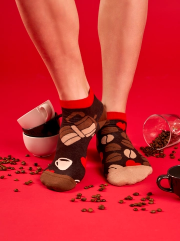 Výpredaj Socquettes rigolotes Amour du café