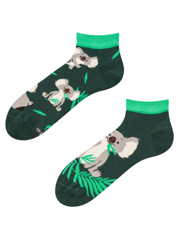 Eredeti és szokatlan ajándékot keres? a megajándékozottat garantáltan meglepi Vidám bokazokni Koala és levelek